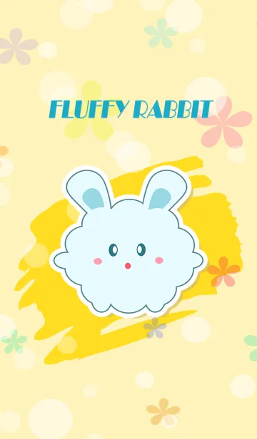 Fluffy blue rabbitの着せ替えメイン画像