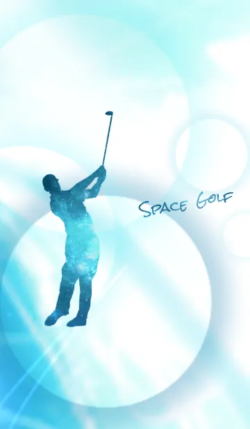 [LINE着せ替え] Space Golfの画像1