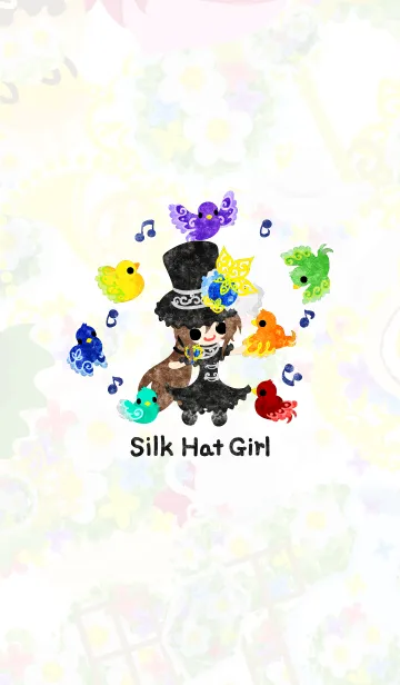 [LINE着せ替え] Silk Hat Girlの画像1