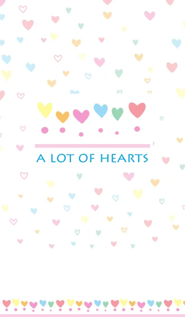 [LINE着せ替え] A lot of hearts 6.2の画像1