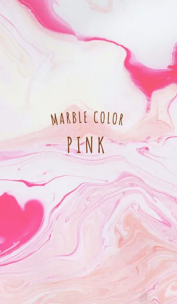 [LINE着せ替え] MARBLE COLOR PINKの画像1