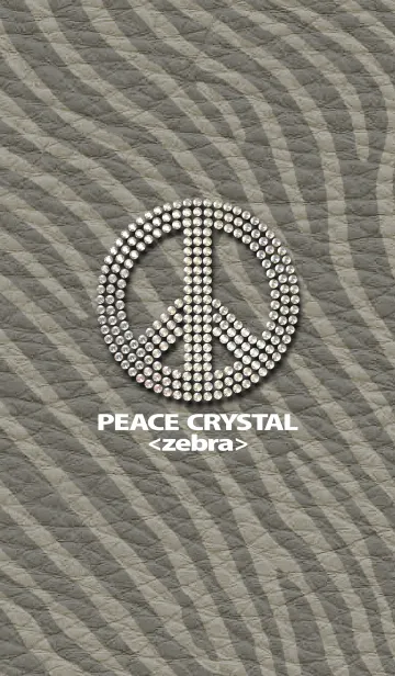 [LINE着せ替え] PEACE CRYSTAL <zebra>の画像1