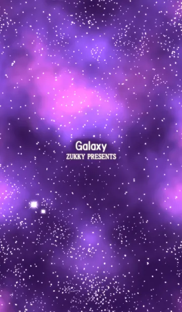 [LINE着せ替え] Purple Galaxyの画像1