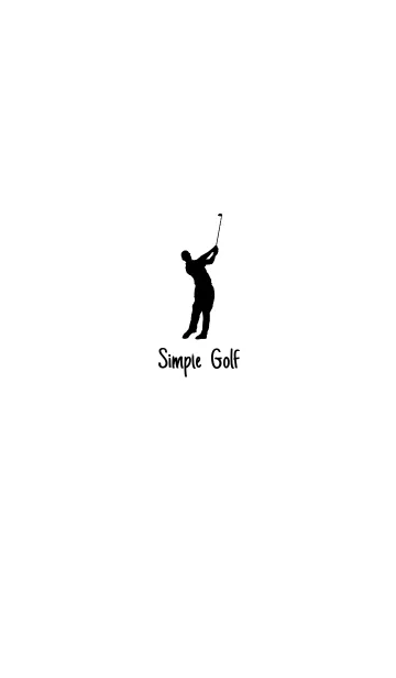[LINE着せ替え] simple golfの画像1
