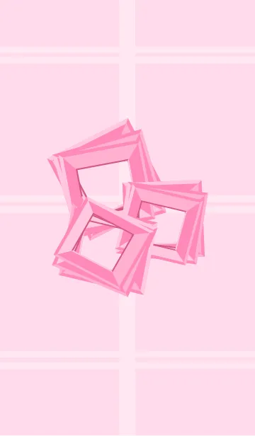 [LINE着せ替え] Pink Squareの画像1
