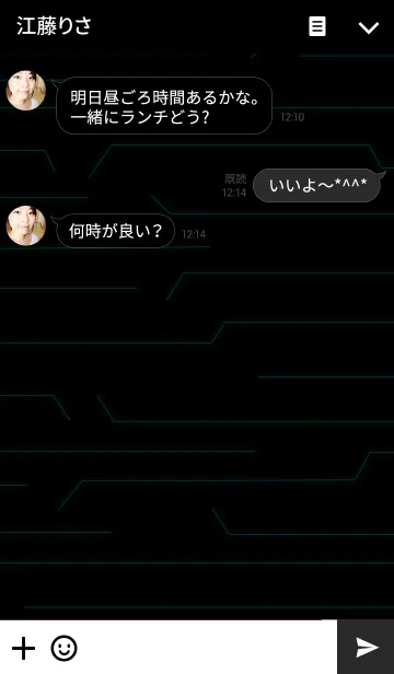 [LINE着せ替え] Hi-Tech HUD Themeの画像3