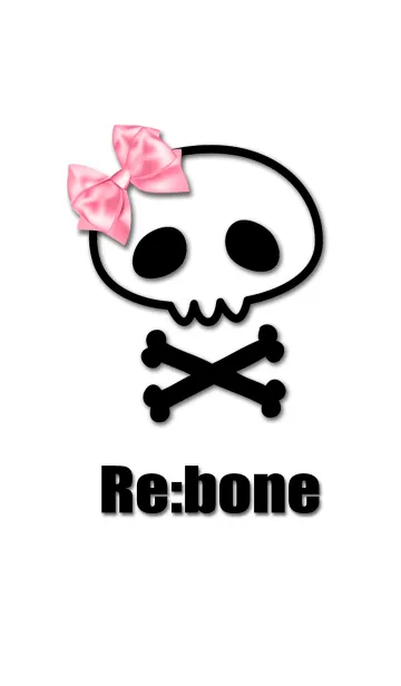 [LINE着せ替え] Re:bone【リ・ボーン】ホワイトの画像1