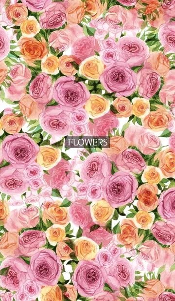 water color flowers_147の着せ替えメイン画像