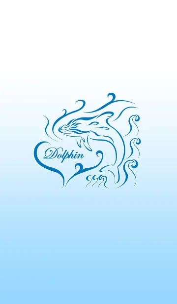 [LINE着せ替え] Dolphin（イルカ）の画像1