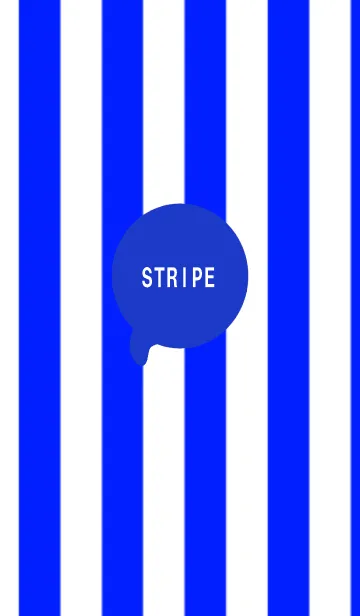 [LINE着せ替え] blue white stripeの画像1