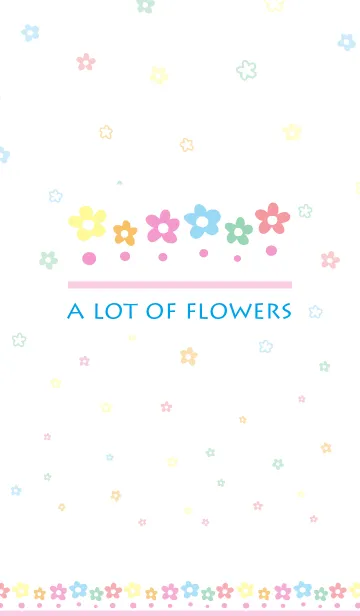 [LINE着せ替え] A lot of flowers 5.1の画像1
