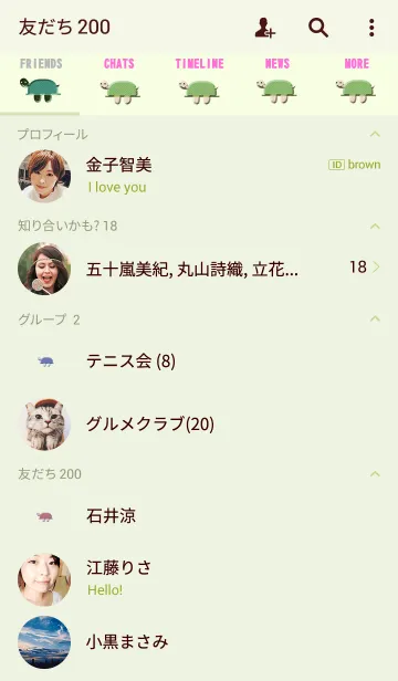 [LINE着せ替え] かめさんの画像2