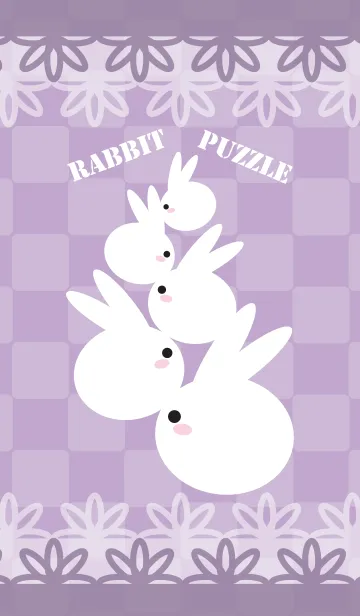 [LINE着せ替え] Rabbit puzzleの画像1