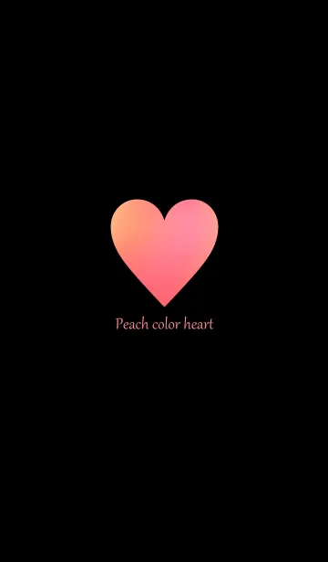 [LINE着せ替え] Peach color heart.の画像1