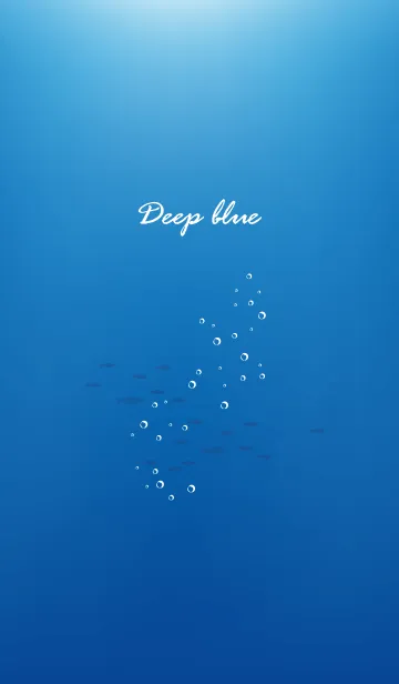 [LINE着せ替え] Deep blue.の画像1