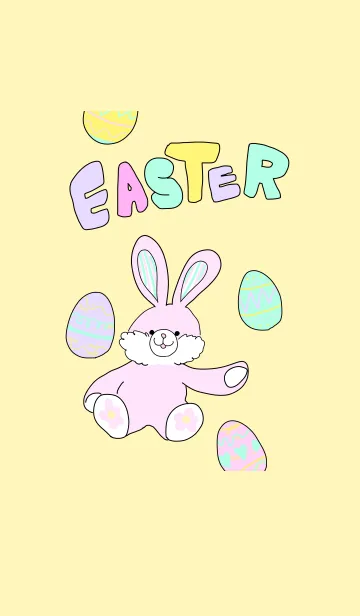 はっぴーイースター♡のLINE着せ替え