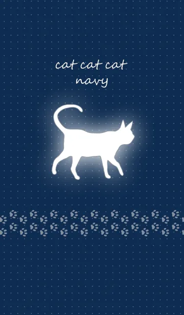 cat cat cat navyの着せ替えメイン画像