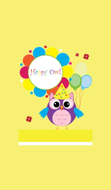 [LINE着せ替え] Owl theme v.2の画像1