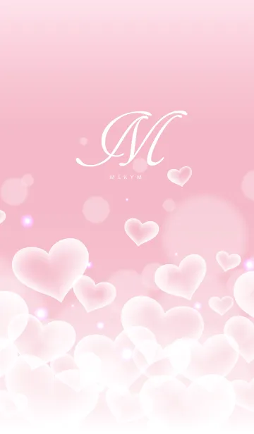 [LINE着せ替え] Initial -M- Heartcloudの画像1