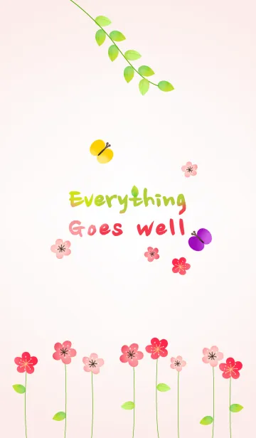 [LINE着せ替え] "Everything goes well"の画像1