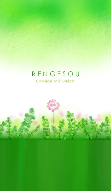 [LINE着せ替え] RENGESOU Chinese milk vetchの画像1