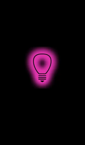 [LINE着せ替え] Dark bulb pinkの画像1