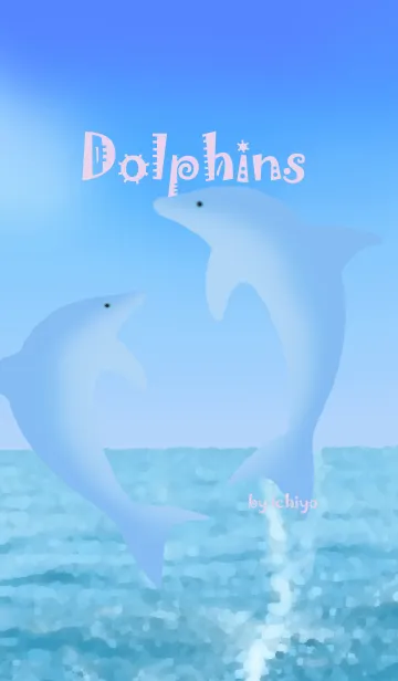 [LINE着せ替え] -Dolphins-の画像1