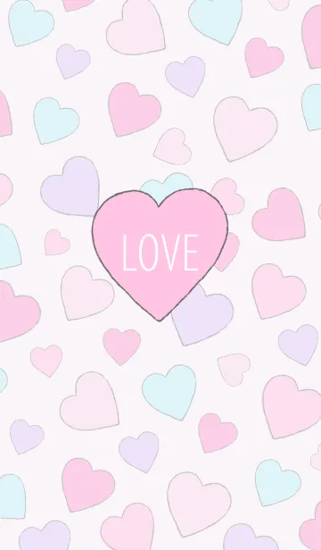 [LINE着せ替え] -LOVE HEART-の画像1