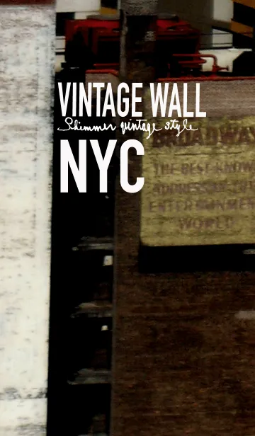 [LINE着せ替え] VINTAGE WALL IN NEW YORKの画像1