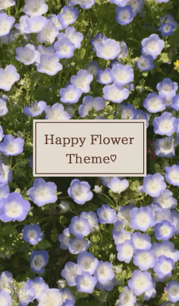 Happy Flower Theme...♡♡のLINE着せ替え