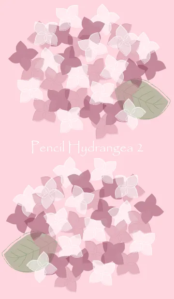 [LINE着せ替え] Pencil Hydrangea 2の画像1