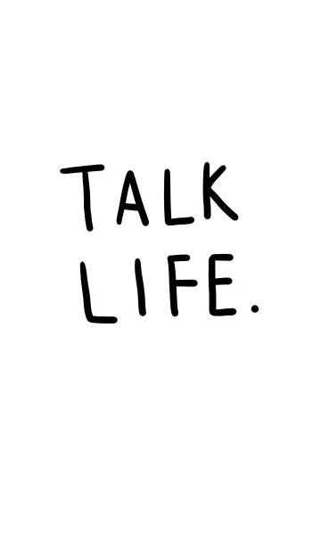 [LINE着せ替え] TALK LIFEの画像1