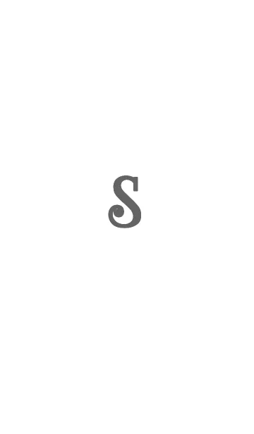 [LINE着せ替え] イニシャル「S」シンプルの画像1