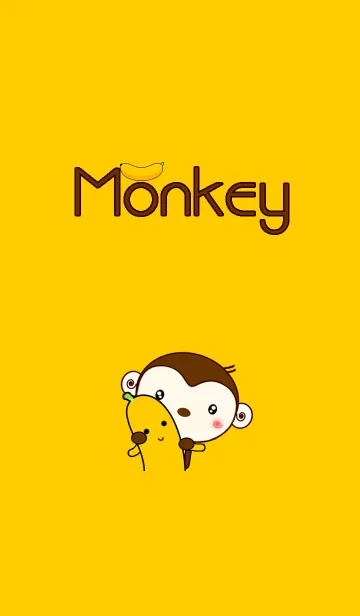 [LINE着せ替え] Monkey with Bananas 3の画像1