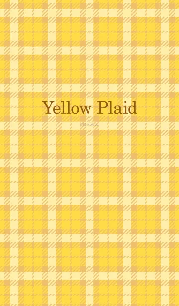 [LINE着せ替え] Yellow Plaidの画像1