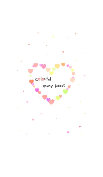 Colorful many heartの着せ替えメイン画像