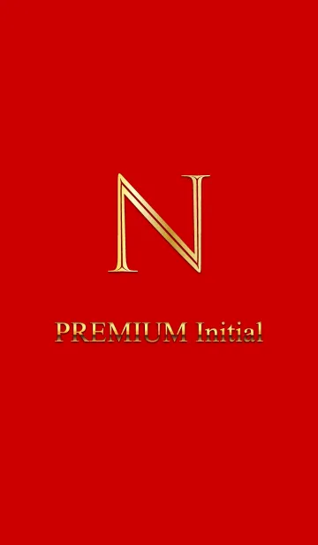 [LINE着せ替え] PREMIUM Initial Nの画像1
