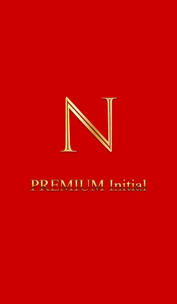 PREMIUM Initial Nの着せ替えメイン画像
