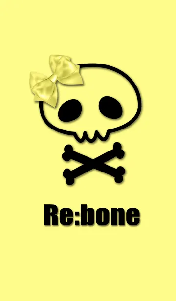 [LINE着せ替え] Re:bone【リ・ボーン】パステルイエローの画像1