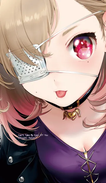 [LINE着せ替え] 荻野アつき「きみのひとみに恋してる」の画像1