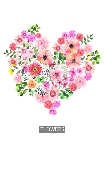 [LINE着せ替え] water color flowers_151の画像1