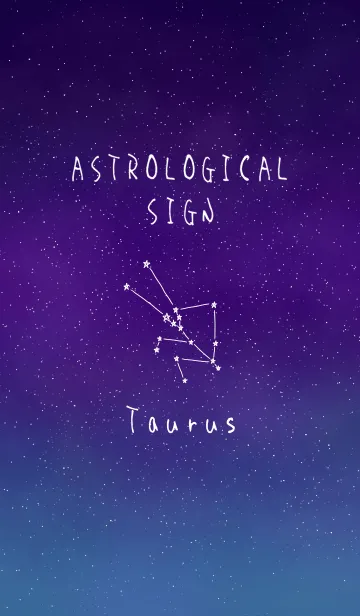 [LINE着せ替え] ☆星座☆【おうし座】の画像1