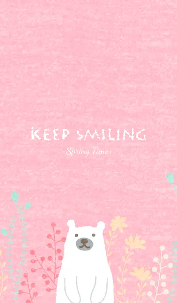 [LINE着せ替え] Keep Smiling -Spring Time-の画像1