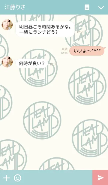 [LINE着せ替え] HEADLAMP Circle logo アオハルロンド Ver.の画像3