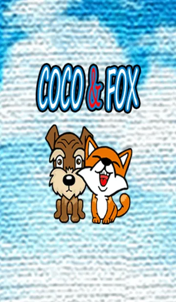 [LINE着せ替え] COCO＆FOXの画像1