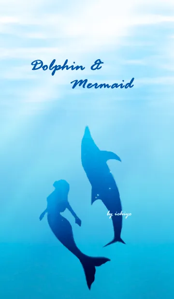 [LINE着せ替え] Dolphin ＆ Mermaid by ichiyoの画像1