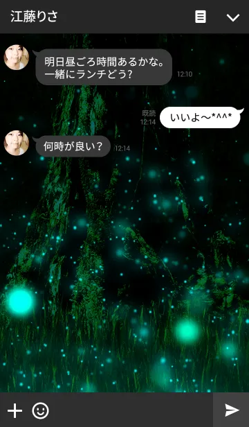 [LINE着せ替え] 妖精のすむ森の画像3