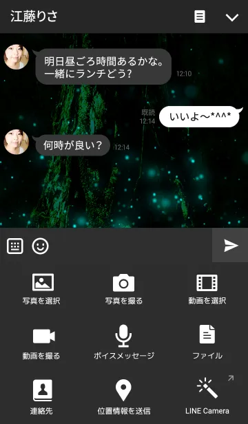 [LINE着せ替え] 妖精のすむ森の画像4