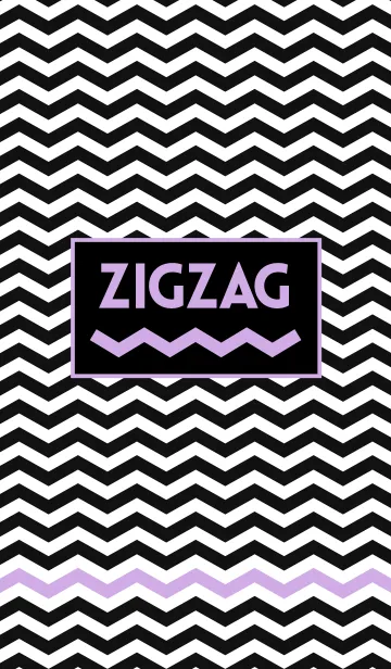 [LINE着せ替え] ZIGZAG purpleの画像1