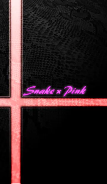 [LINE着せ替え] Snake×Pinkの画像1